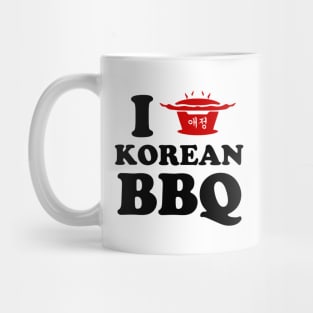 I Love Korean BBQ Mug